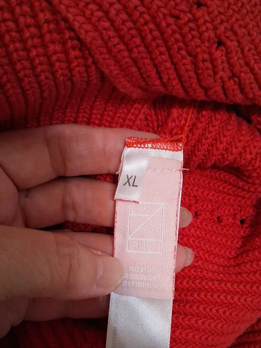 Cult Gaia RTR Marlow Red Knit Cutout Spaghetti Strap Mini Dress Size XL - Picture 15 of 15
